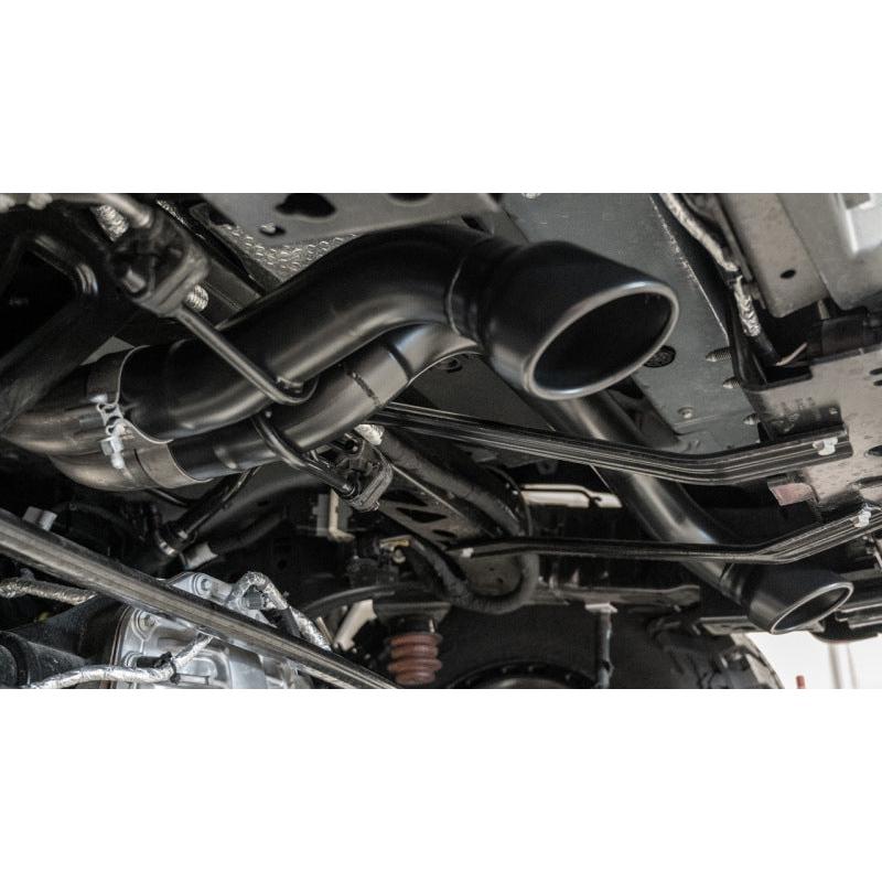 Borla ATAK Catback Exhaust w/ 4in Black Coated Tips - 2022-2024 Ford Bronco Raptor V6 Turbo AT 2WD / 4WD