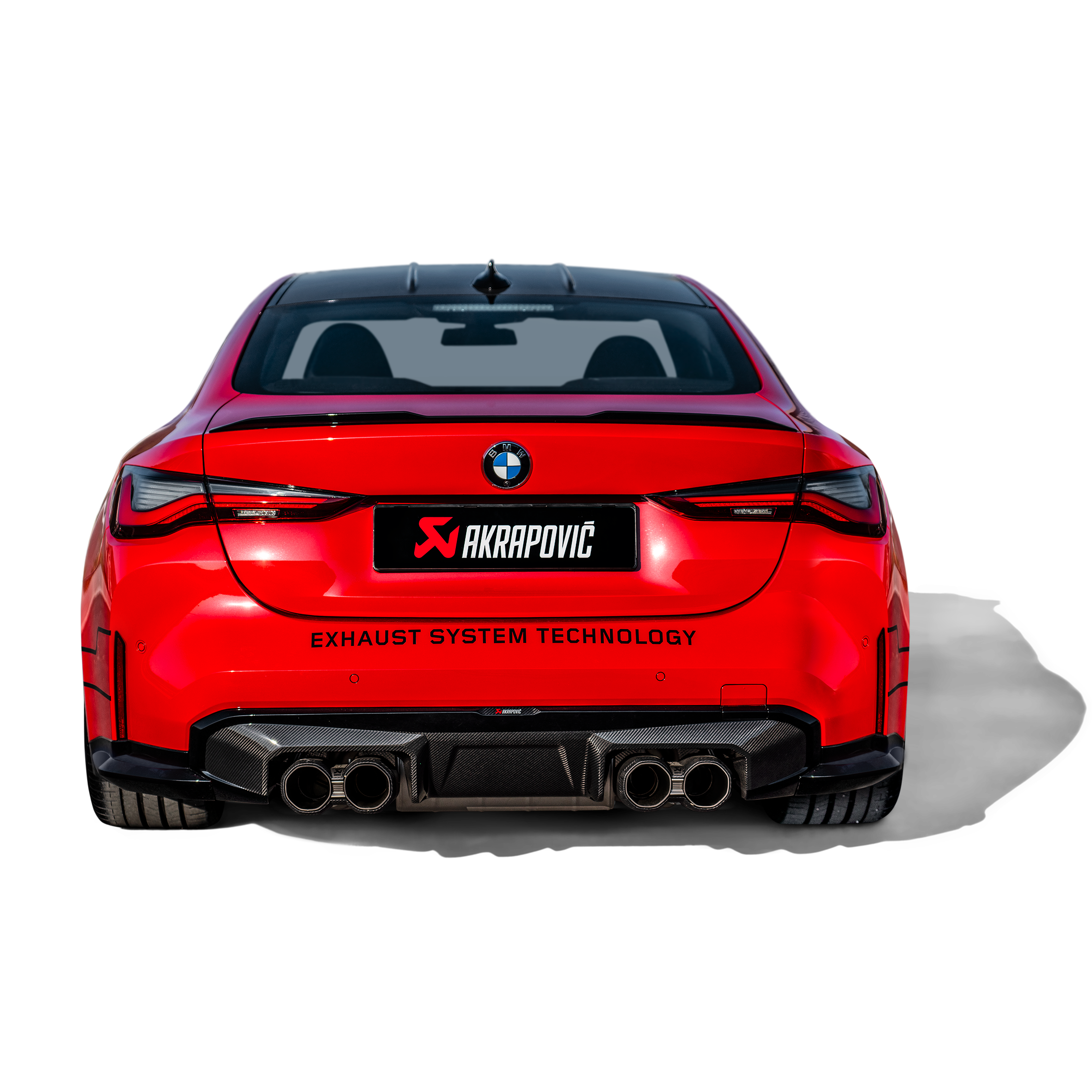 Akrapovič High Gloss Black Rear Carbon Fiber Diffuser - 2021+ BMW M3/M4 (G80/G82) - T1 Motorsports
