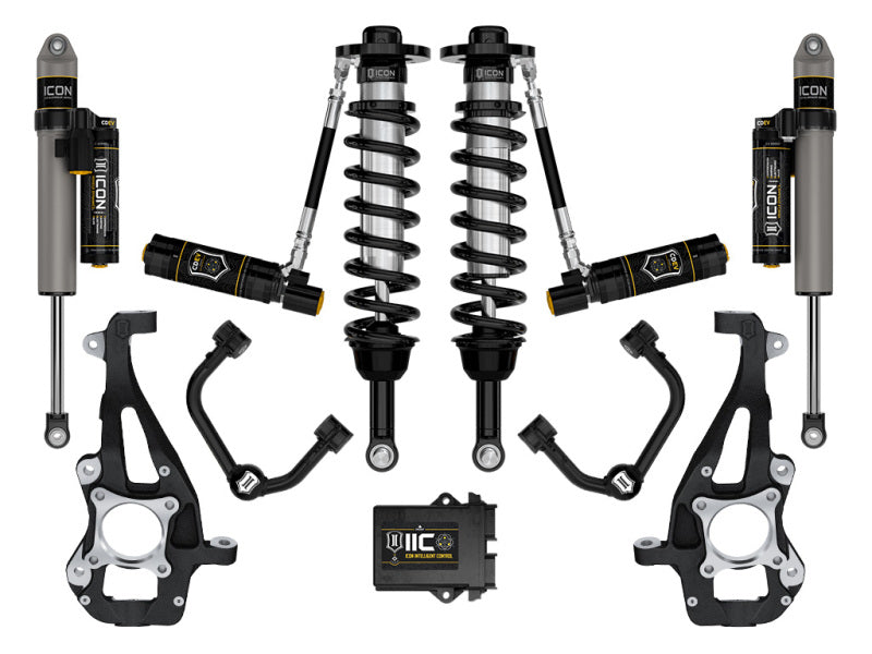 ICON 21-24 Ford F150 4WD 3.5-4.5in Stage 5 Suspension System - Tubular UCA