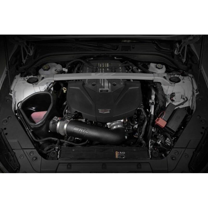 K&N 22-24 Cadillac CT5 6.2L V8 Performance Air Intake System