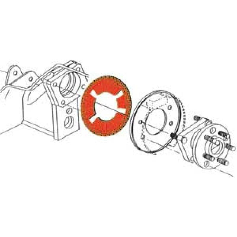 SPC Performance EZ Shim Dual Angle Camber/Toe Shim (Red) - T1 Motorsports