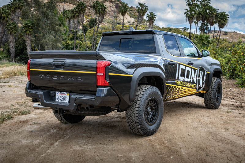 ICON 2024 Toyota Tacoma 1.25-3in Stage 4 Suspension System - Tubular Overland Rear Coils