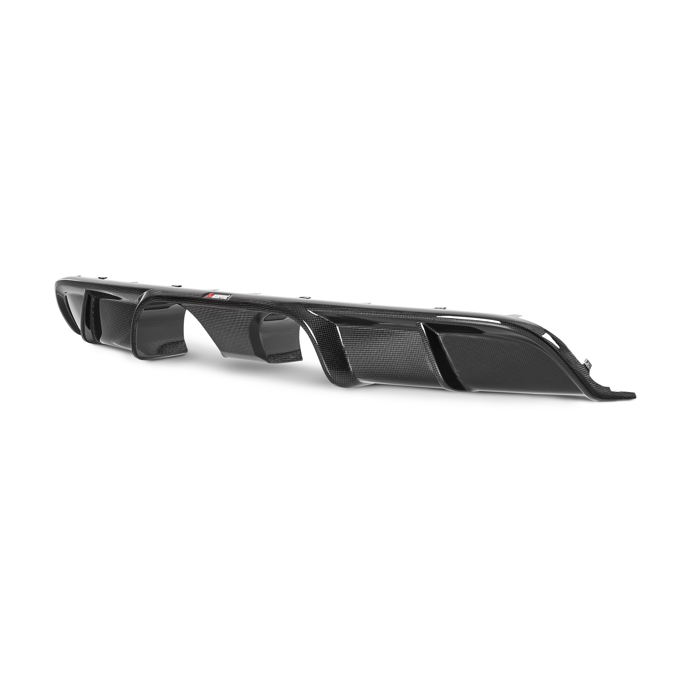 Akrapovič High Gloss Rear Carbon Fiber Diffuser - 2016-2019 Porsche 911 Carrera S/4/4S/GTS (991.2) - T1 Motorsports