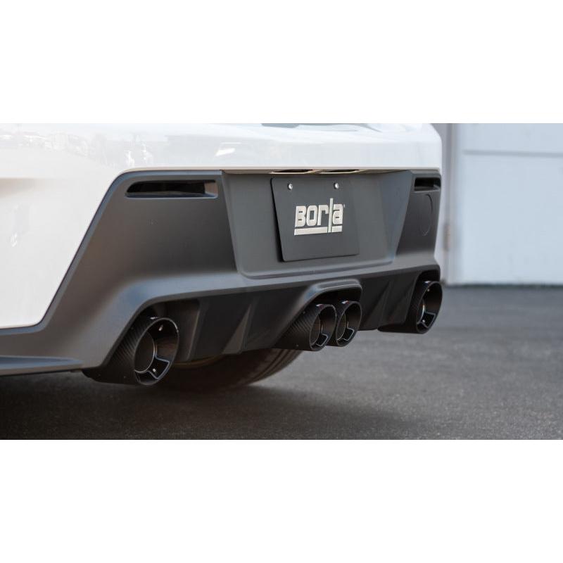 Borla ATAK Cat Back System - Carbon Fiber & Black Anodized - 2023-2024 Toyota GR Corolla
