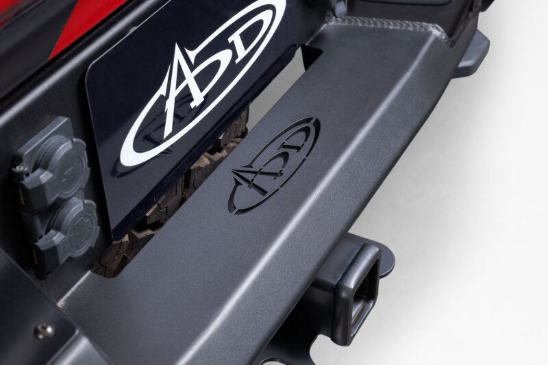 Addictive Desert Designs 2025 Ram RHO Phantom Rear Bumper - Hammer Black Powder Coat