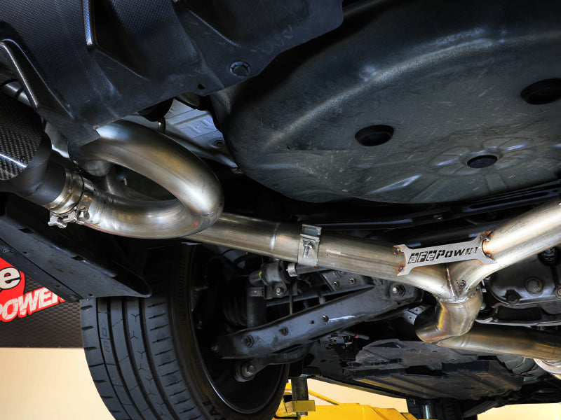 aFe Subaru WRX/STi 15-21 H4-2.0/2.5L Takeda 3in to 2-1/2in Stainless Cat-Back Exhst w/ Black Tip