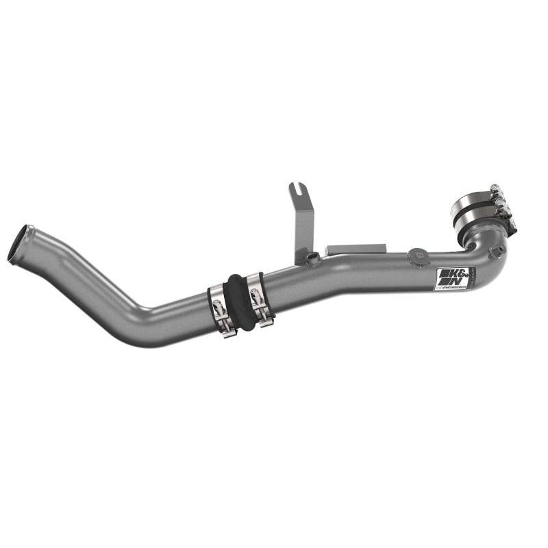 K&N 22-24 Honda Civic 1.5L L4 Aluminum Charge Pipe Kit - Gunmetal Gray