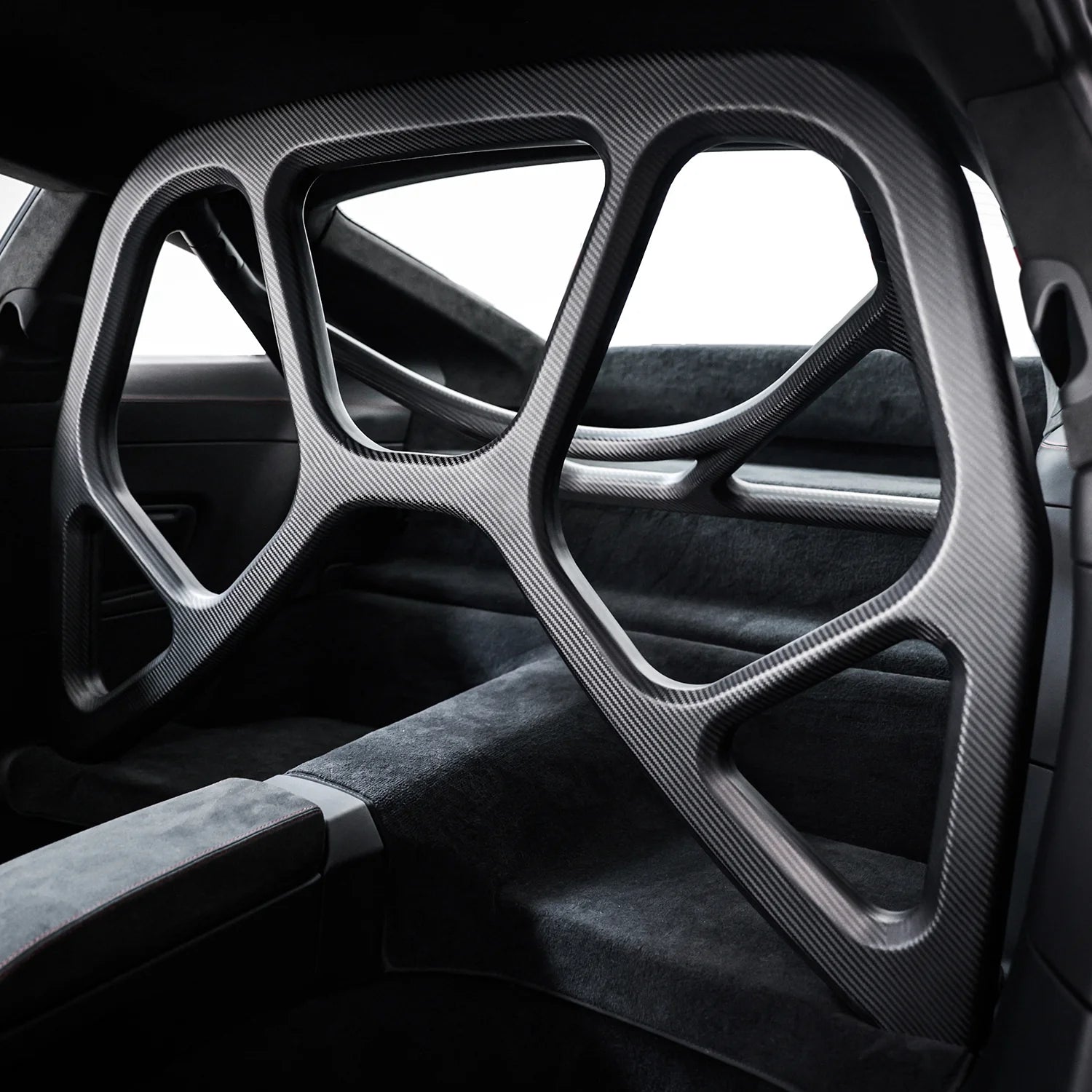 Silver Rocket SR Seamless Dry Carbon Fiber Roll Cage - 2022+ Porsche 992 GT3/GT3RS
