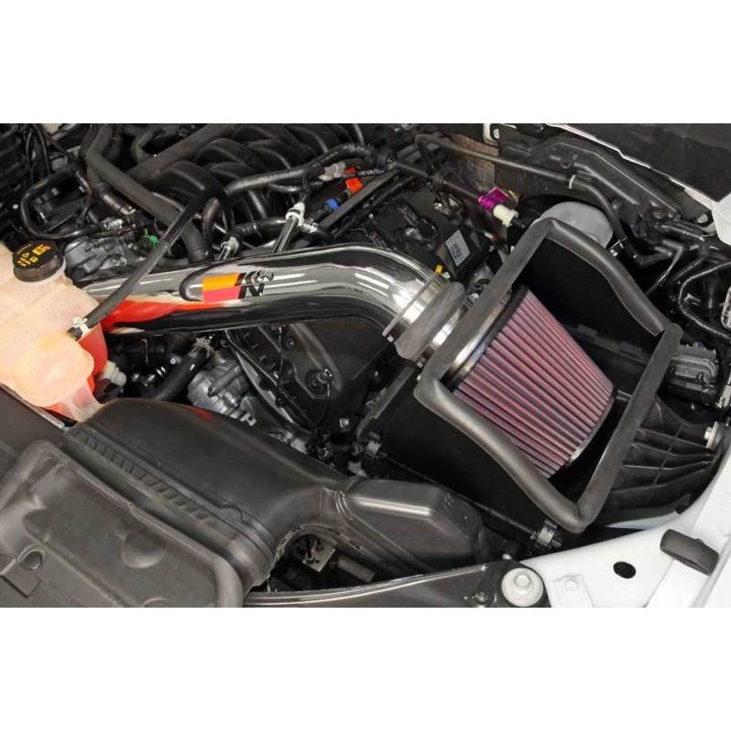 K&N 15 Ford F150 5.0L V8 F/I High Flow Performance Intake Kit