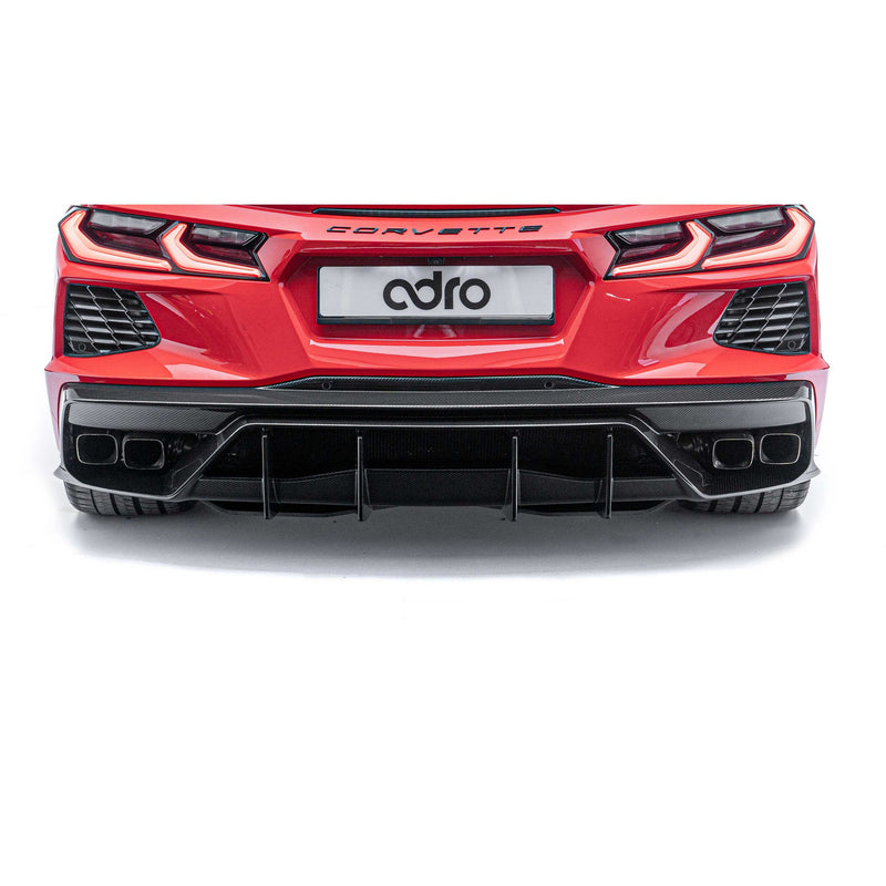ADRO Chevrolet Corvette C8 Carbon Fiber Rear Diffuser