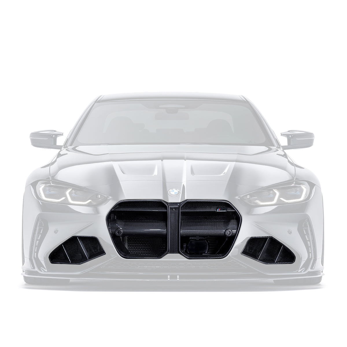 ADRO BMW G8X M3/M4 Front Bumper Carbon Fiber Grille & Duct Vents