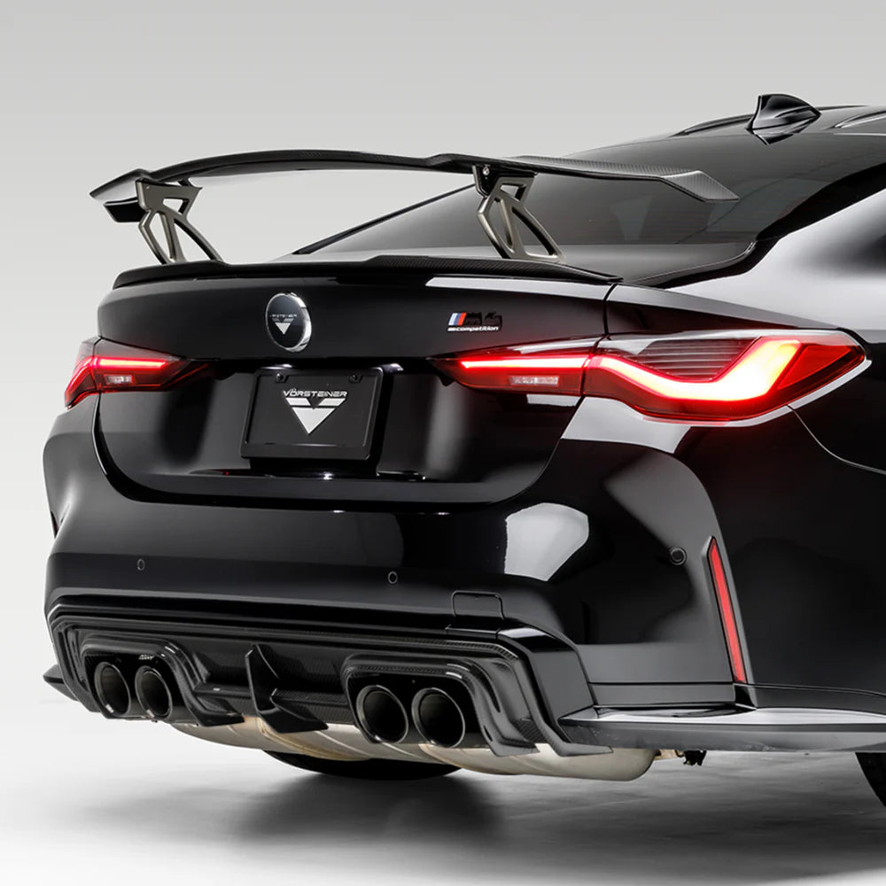 Vorsteiner Carbon Fiber V-Style Wing Blade with Aluminum Uprights  - 2021+ BMW G8X M2/M3/M4