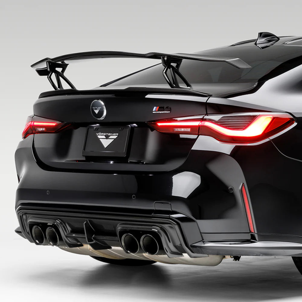 Vorsteiner Carbon Fiber V-Style Wing Blade with Matte Black Uprights  - 2021+ BMW G8X M2/M3/M4