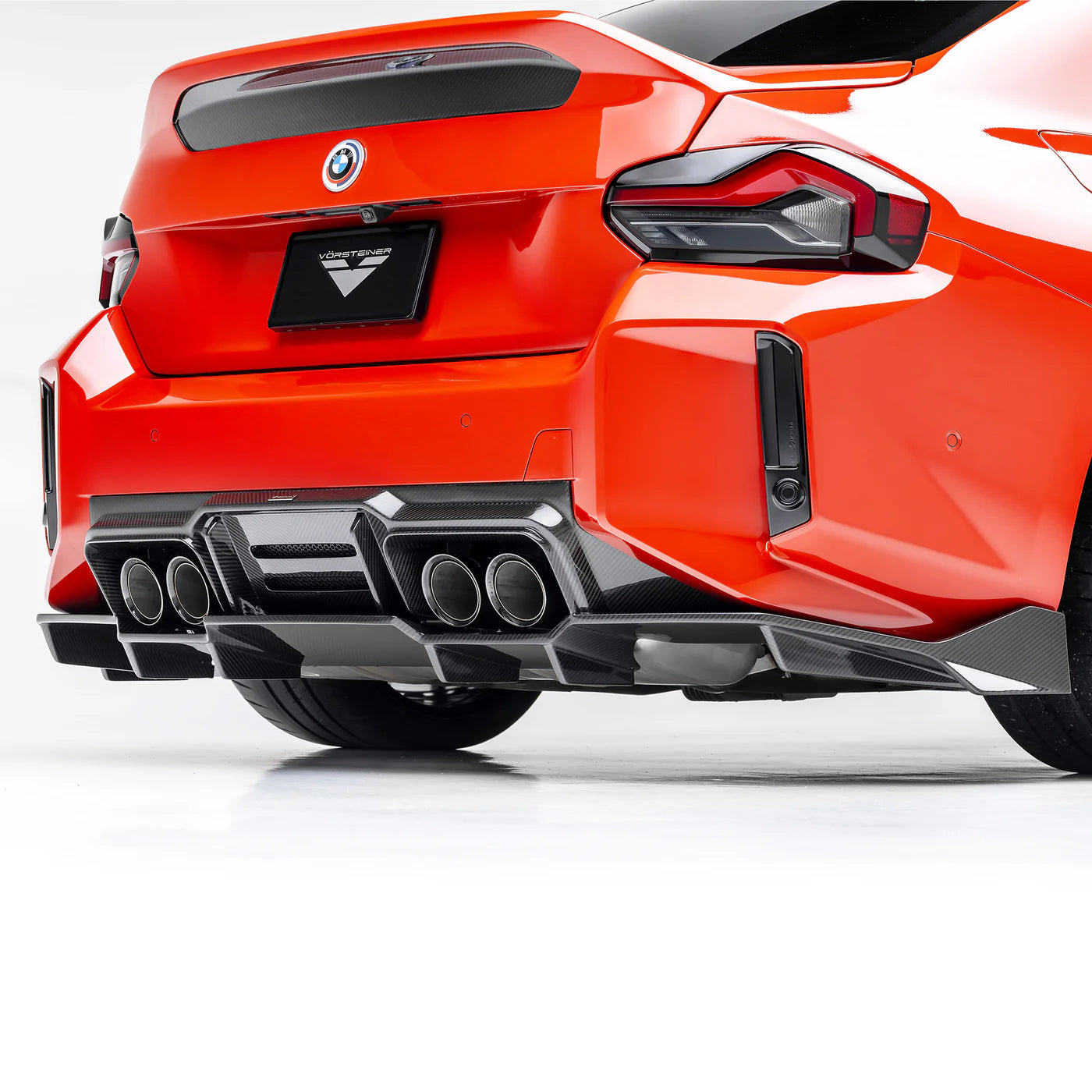 Vorsteiner VRS Aero Carbon Fiber V-Style Diffuser with Under Floor  - 2023+ BMW G87 M2