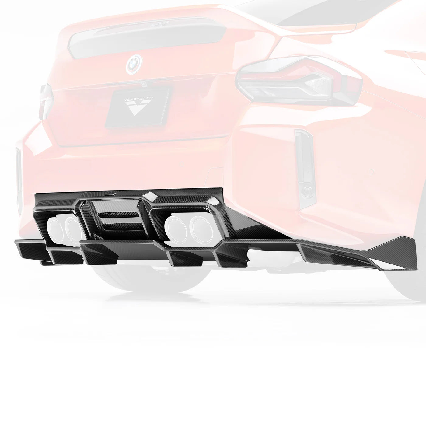 Vorsteiner VRS Aero Carbon Fiber V-Style Diffuser with Under Floor  - 2023+ BMW G87 M2