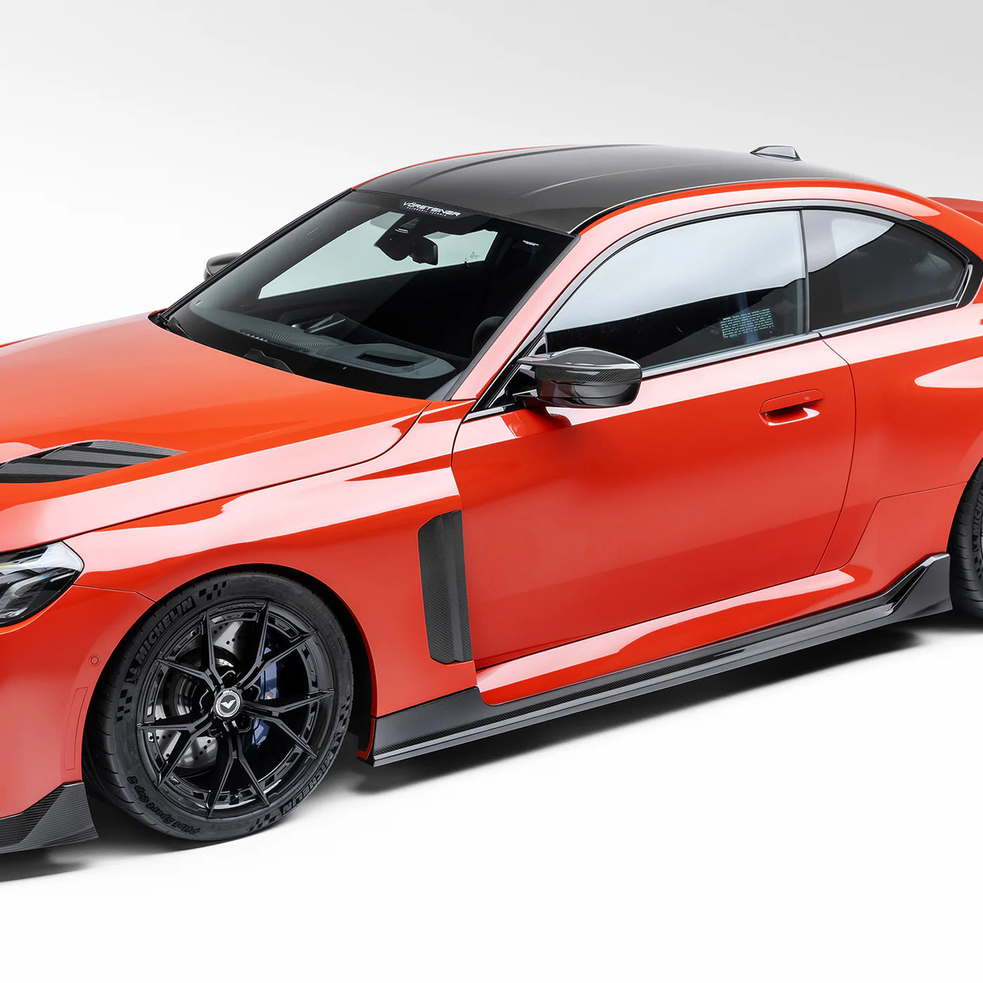 Vorsteiner VRS Aero Carbon Fiber V-Style Vented Fenders with Side Skirts  - 2023+ BMW G87 M2
