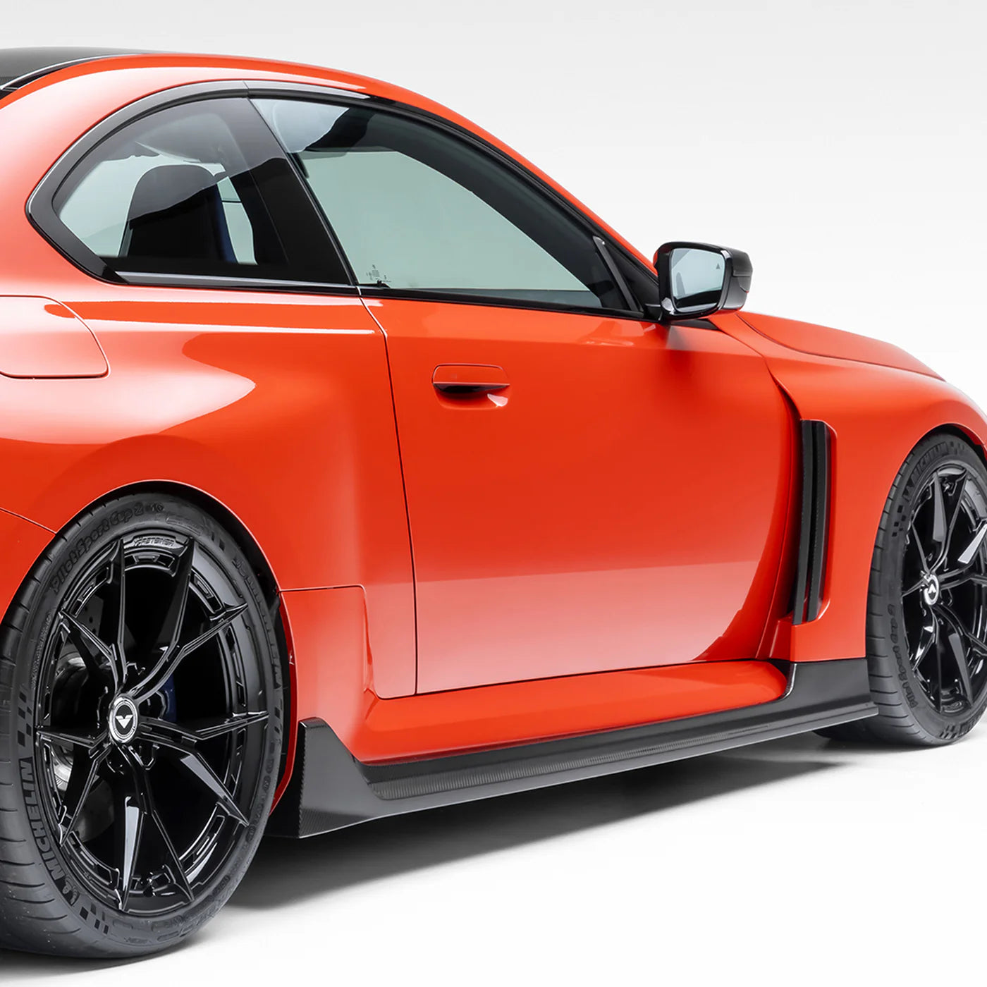 Vorsteiner VRS Aero Carbon Fiber V-Style Vented Fenders with Side Skirts  - 2023+ BMW G87 M2