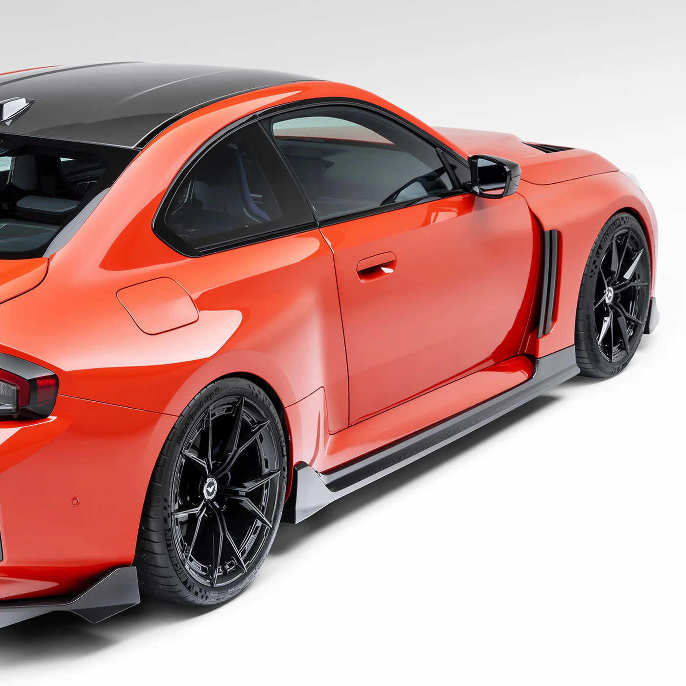Vorsteiner VRS Aero Carbon Fiber V-Style Vented Fenders with Side Skirts  - 2023+ BMW G87 M2