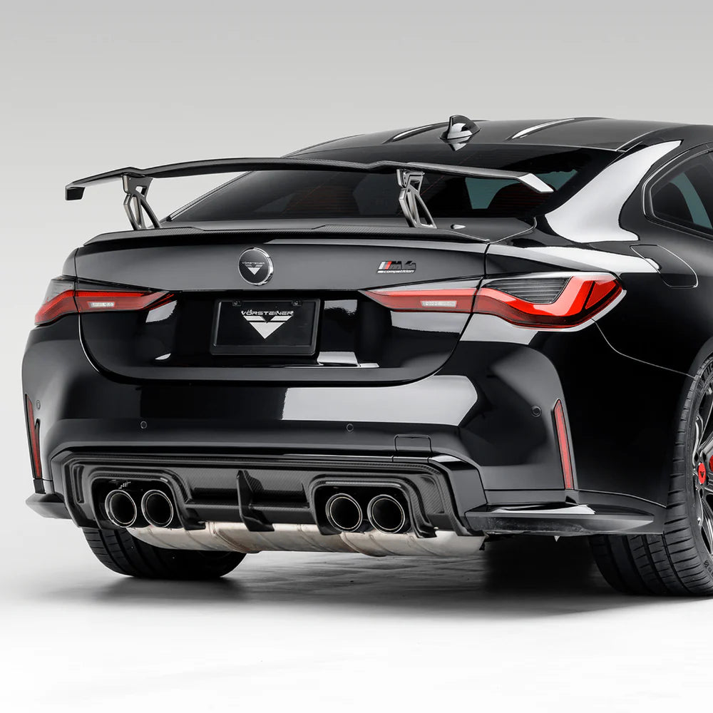 Vorsteiner Carbon Fiber V-Style Rear Diffuser - 2021+ BMW G82 M4
