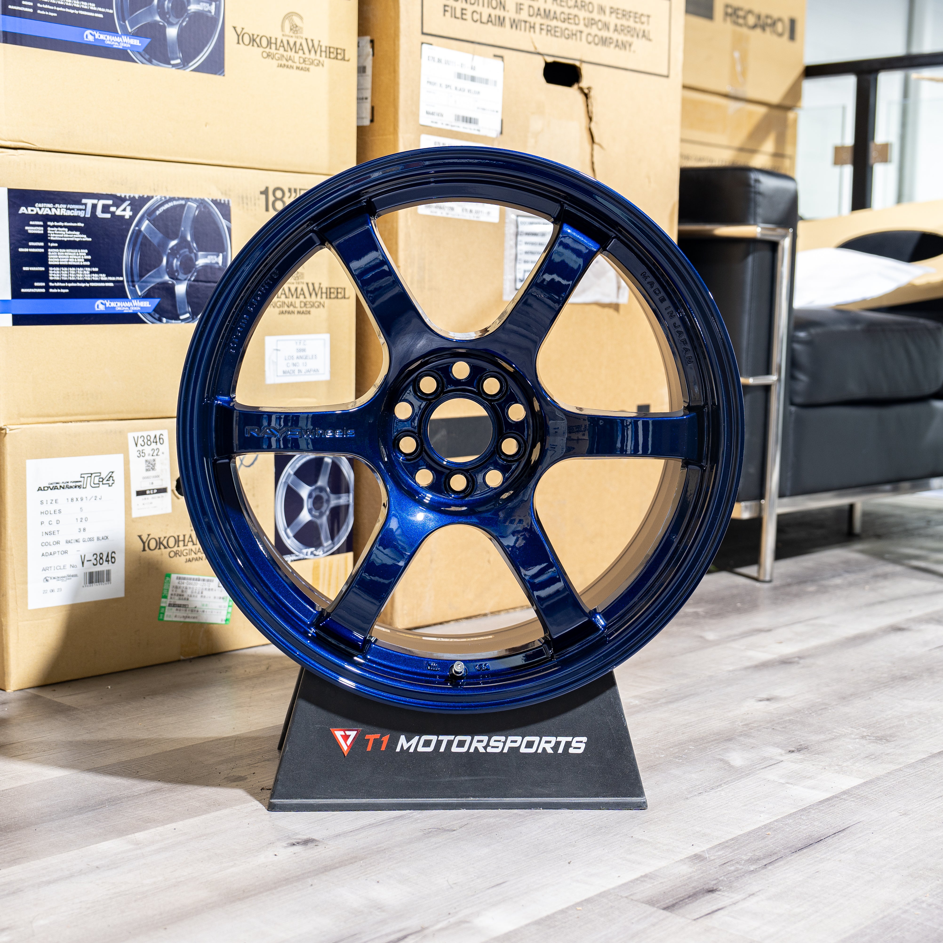 RAYS gramLIGHTS 57DR - 18x9.5 / 5x100 / +38 - Eternal Blue Pearl (FRS/