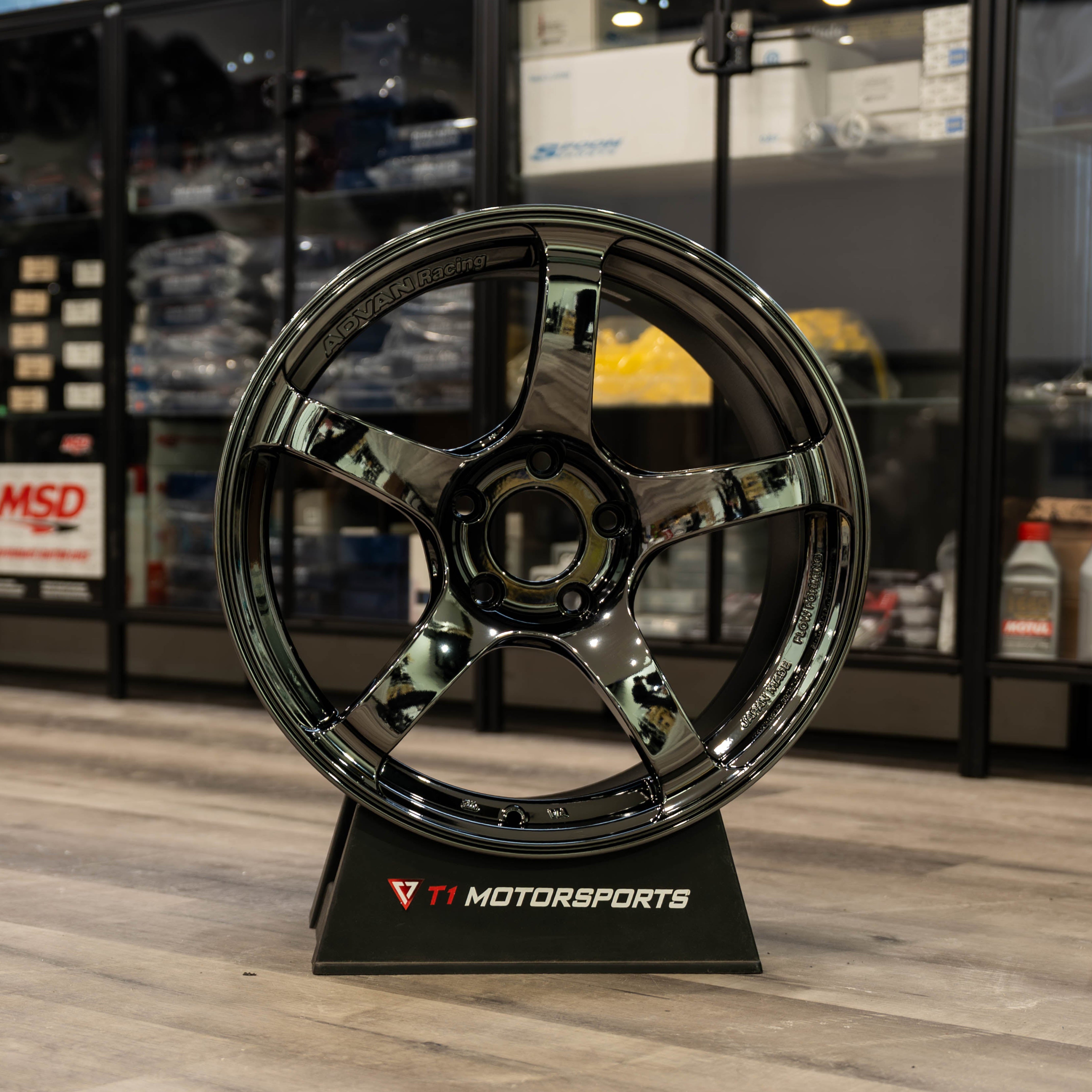 Yokohama Wheel ADVAN Racing TC-4 - 18x9.5 / 5x120 / +38 - Black Chrome (FL5/FK8 Civic Type R)