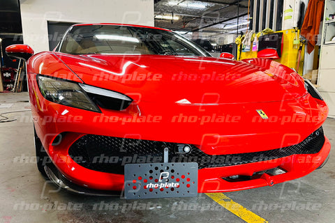 Rho-Plate V2 License Plate Relocator - Ferrari 296 GTB