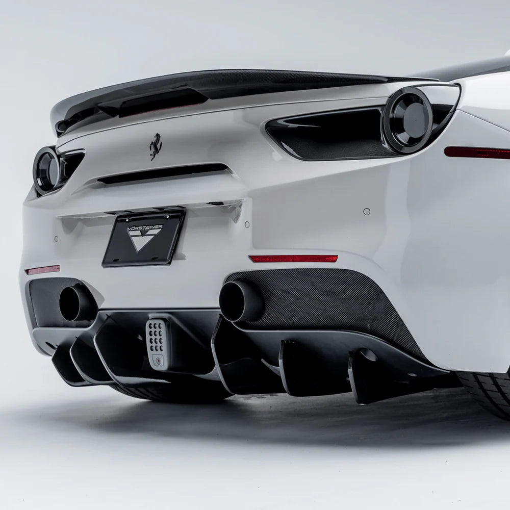 Vorsteiner Diavolo Carbon Fiber Rear Diffuser Fins (Set of 6)  - 2015-2019 Ferrari 488