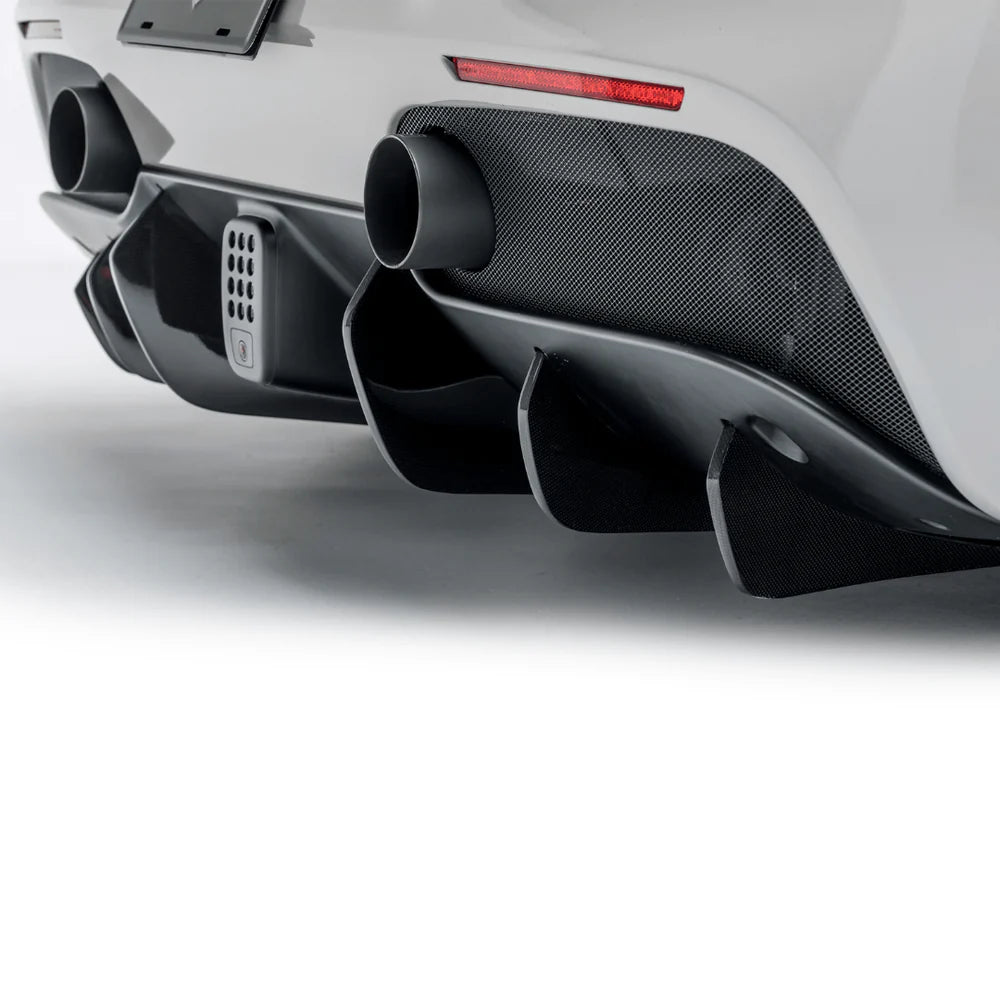 Vorsteiner Diavolo Carbon Fiber Rear Diffuser Fins (Set of 6)  - 2015-2019 Ferrari 488