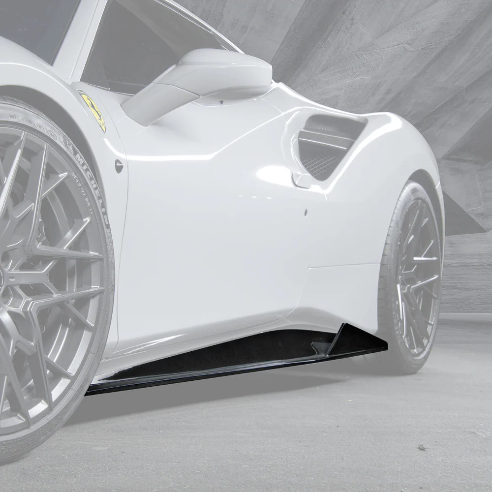 Vorsteiner Diavolo Carbon Fiber Side Skirts  - 2015-2019 Ferrari 488