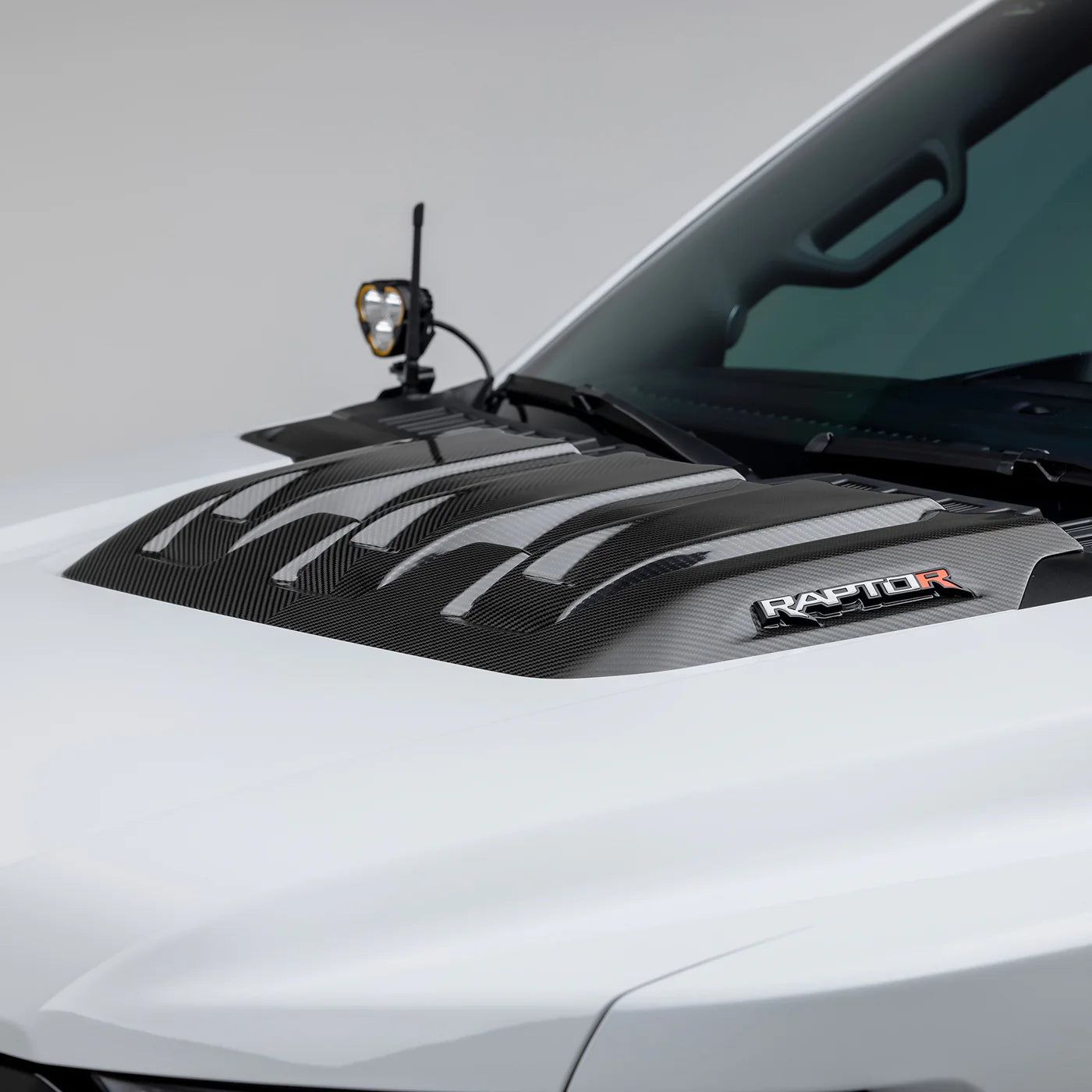 Vorsteiner Carbon Fiber Hood Trim Scoop  - 2023+ Ford F-150 Raptor R