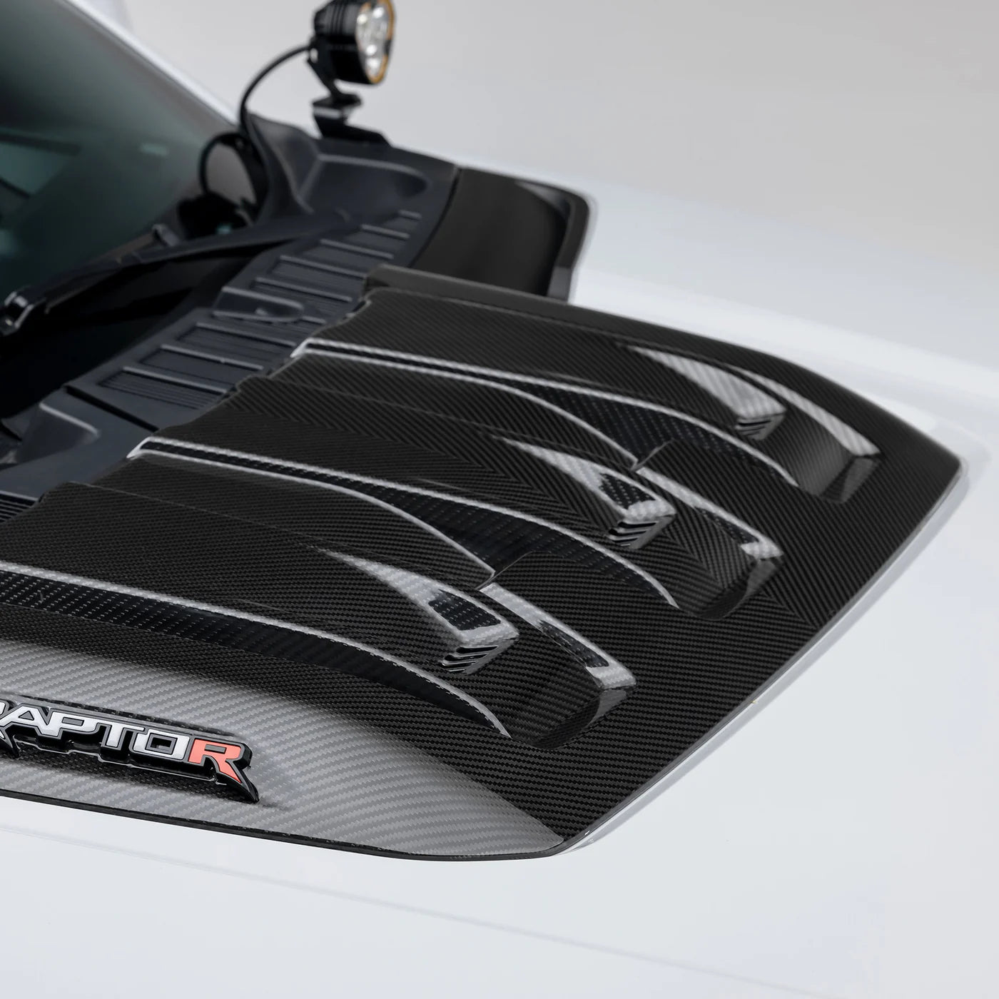 Vorsteiner Carbon Fiber Hood Trim Scoop  - 2023+ Ford F-150 Raptor R