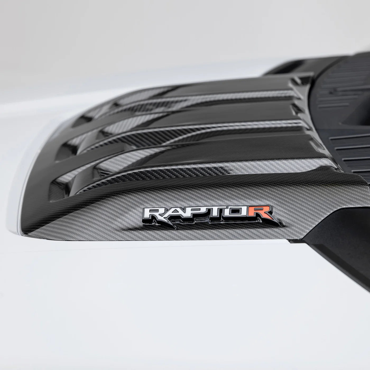 Vorsteiner Carbon Fiber Hood Trim Scoop  - 2023+ Ford F-150 Raptor R