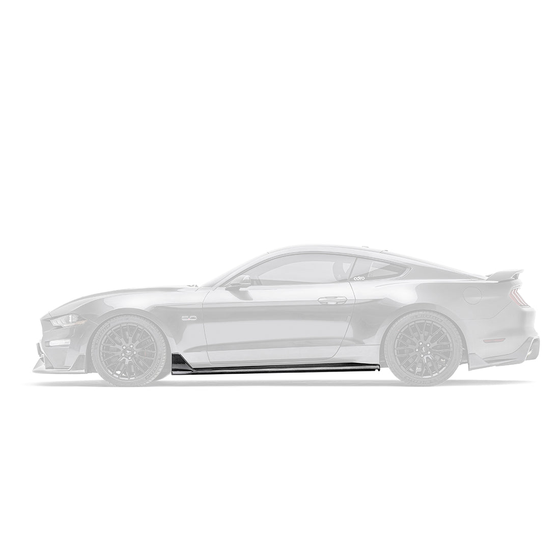 ADRO Ford Mustang Carbon Fiber Side Skirts (2018-2023)