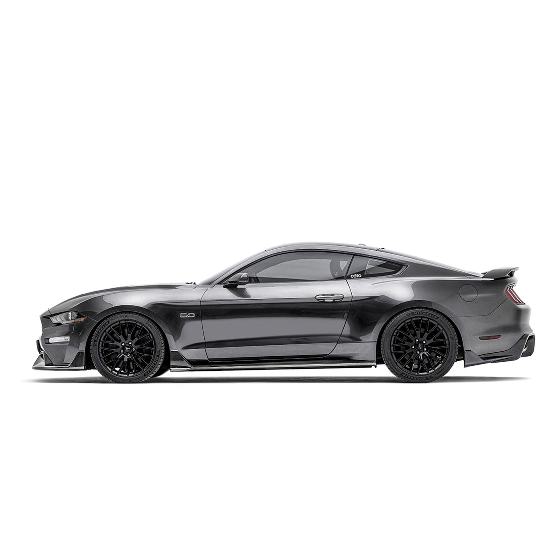 ADRO Ford Mustang Carbon Fiber Side Skirts (2018-2023)