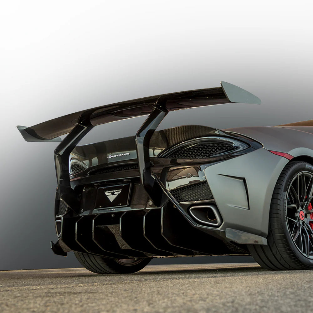 Vorsteiner VX Aero Carbon Fiber Rear Bumper w/ Rear Diffuser  - 2015-2021 McLaren 570S
