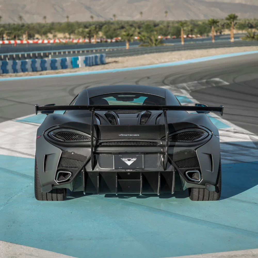 Vorsteiner VX Aero Carbon Fiber Rear Bumper w/ Rear Diffuser  - 2015-2021 McLaren 570S