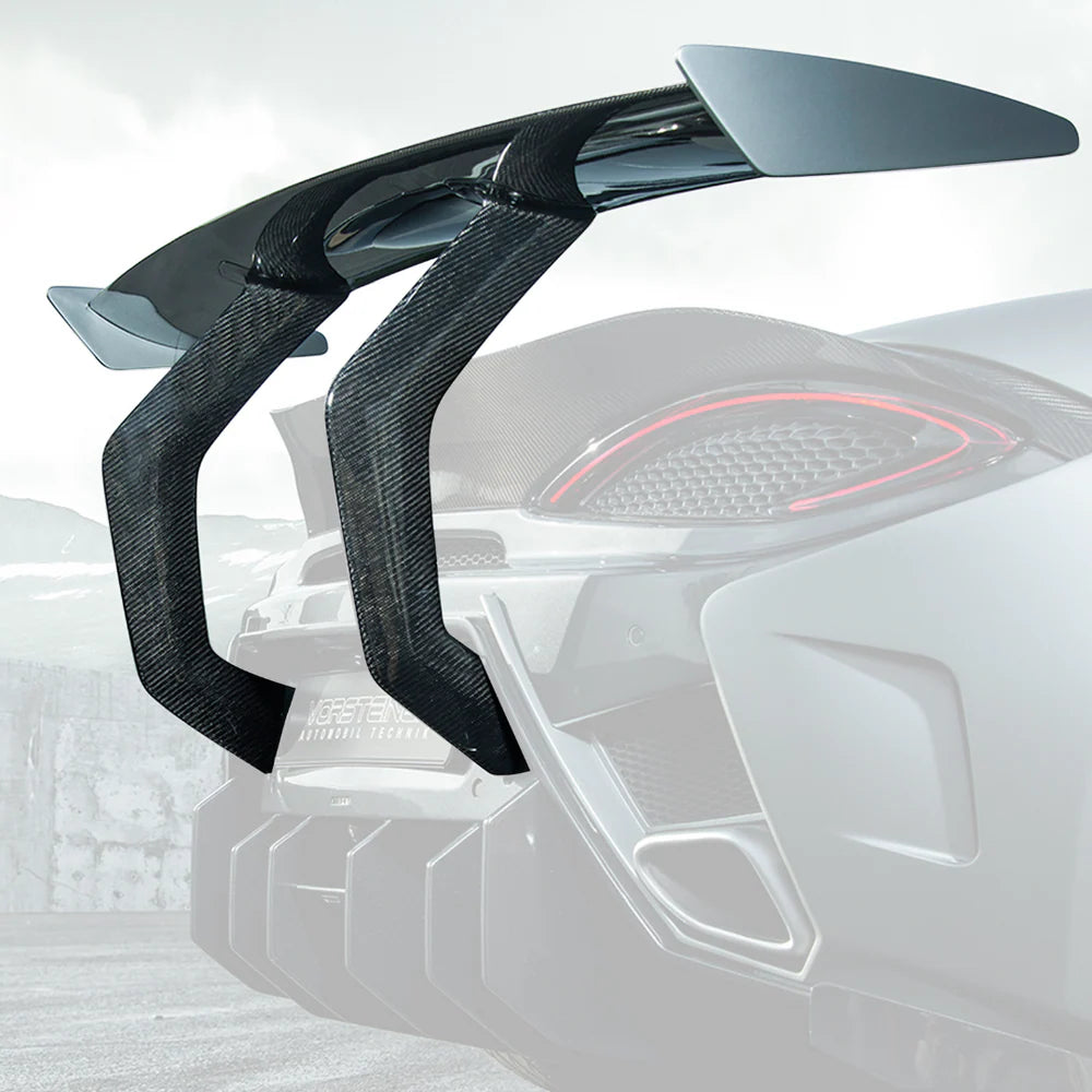 Vorsteiner VX Aero Carbon Fiber Wing Blade w/ Uprights  - 2015-2021 McLaren 570S