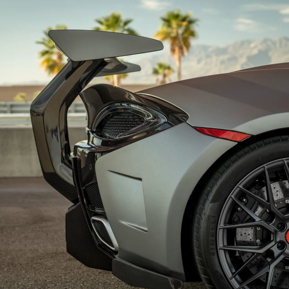 Vorsteiner VX Aero Carbon Fiber Wing Blade w/ Uprights  - 2015-2021 McLaren 570S