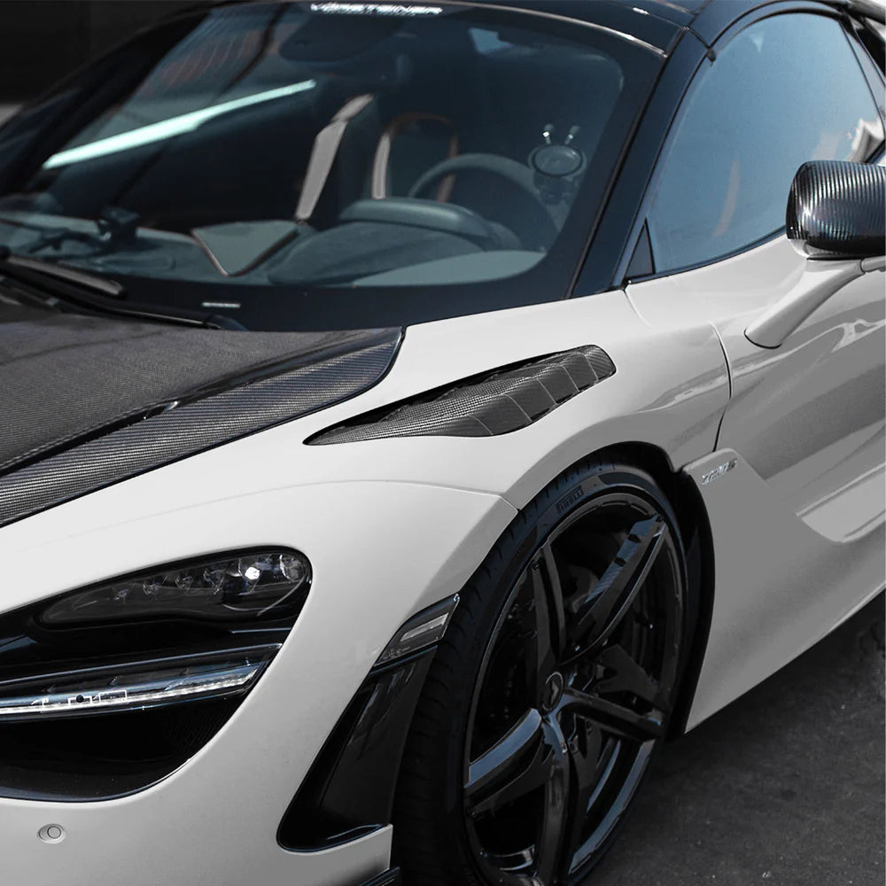 Vorsteiner Silverstone Edition Carbon Fiber Front Fenders w/ Integrated Vents  - 2017-2023 McLaren 720S (Spyder Only)