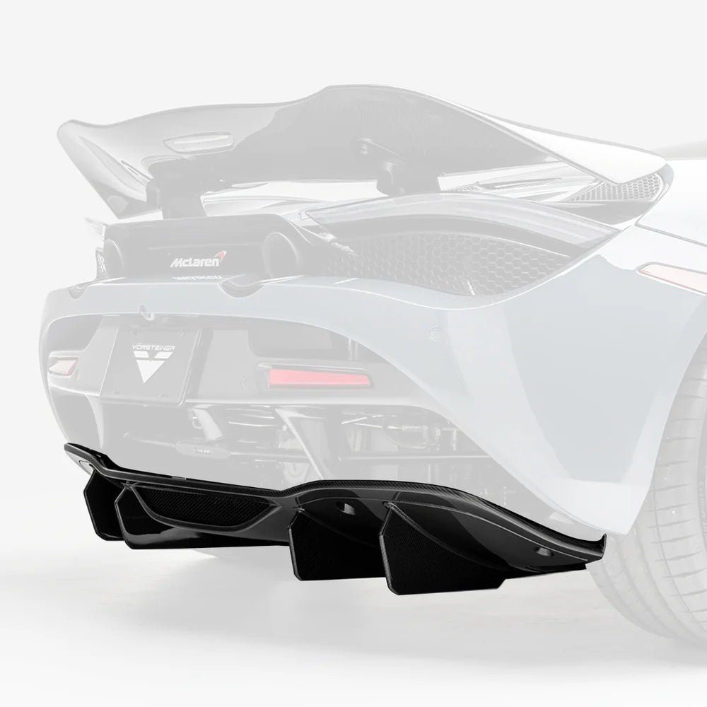 Vorsteiner Silverstone Edition Carbon Fiber Rear Diffuser  - 2017-2023 McLaren 720S