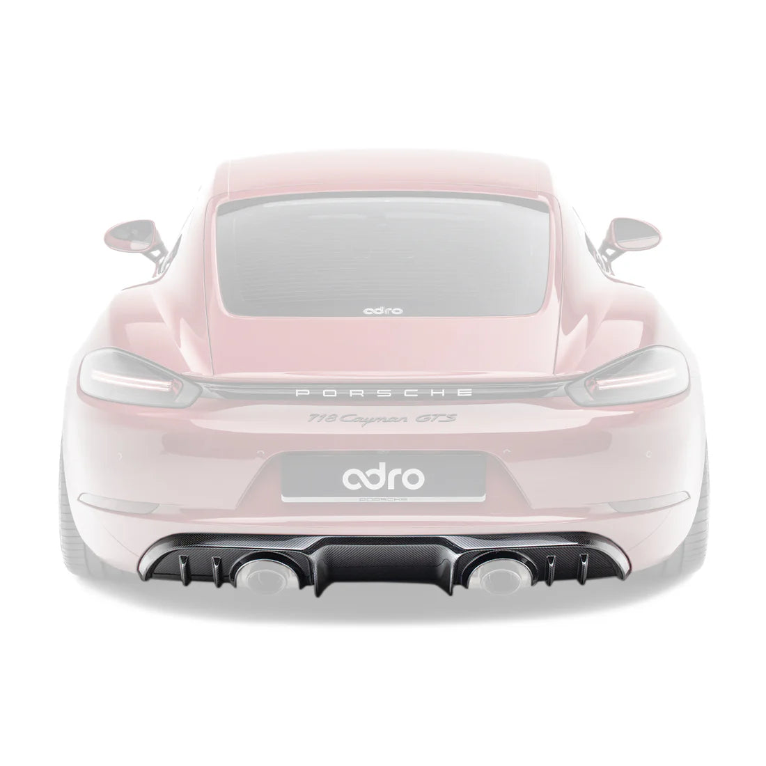 ADRO Porsche 718 Carbon Fiber Rear Diffuser