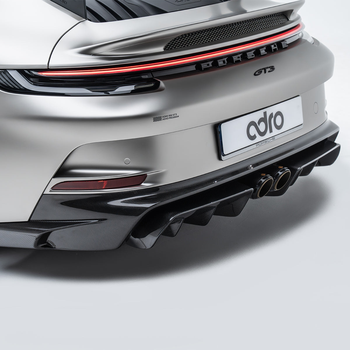coedo様追加分 ADRO Porsche 992.1 GT3 Carbon Fiber Rear Apron Panel