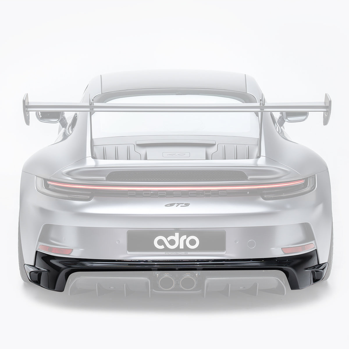 ADRO Porsche 992.1 GT3 Carbon Fiber Rear Apron Panel