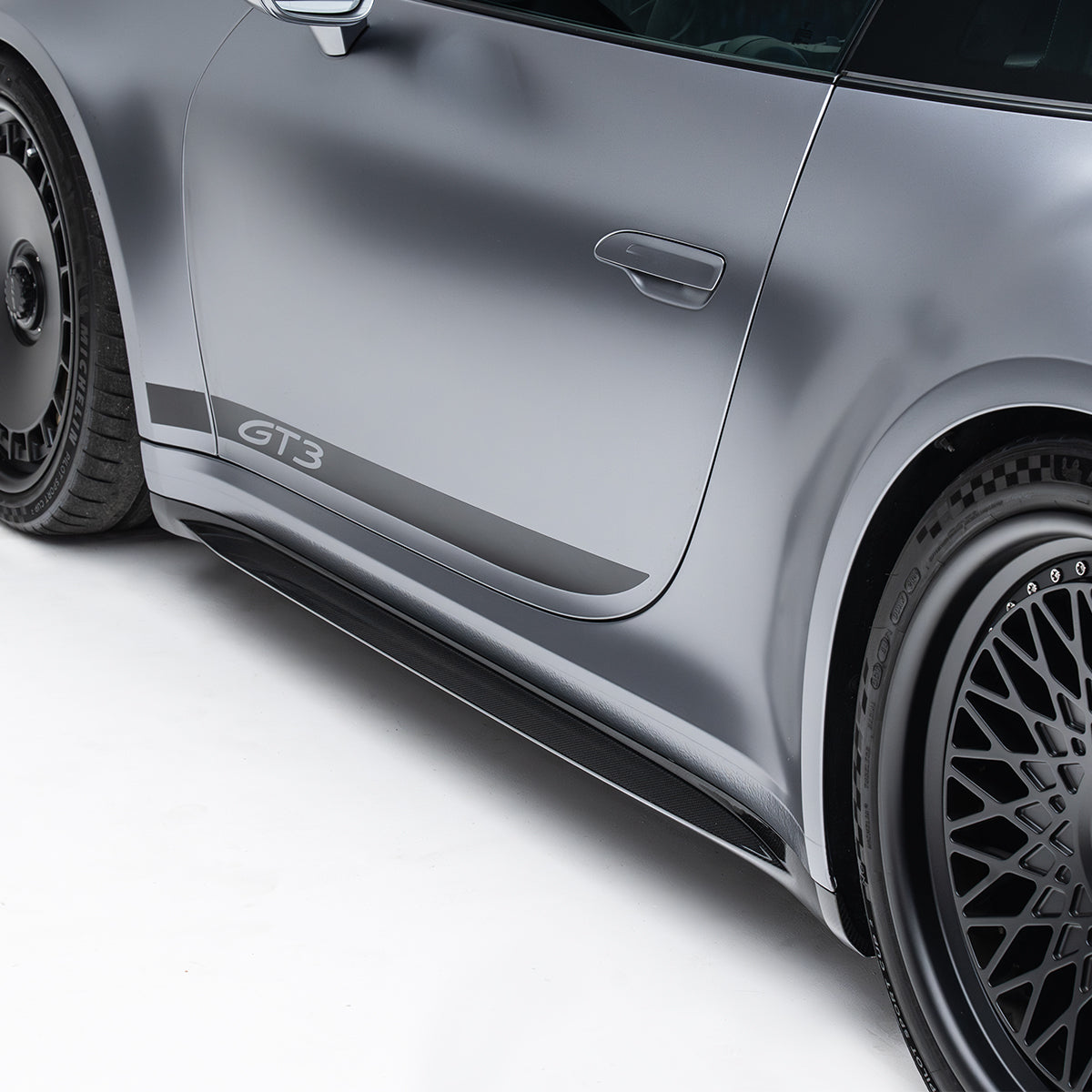 ADRO Porsche 992.1 GT3 Carbon Fiber Side Skirts