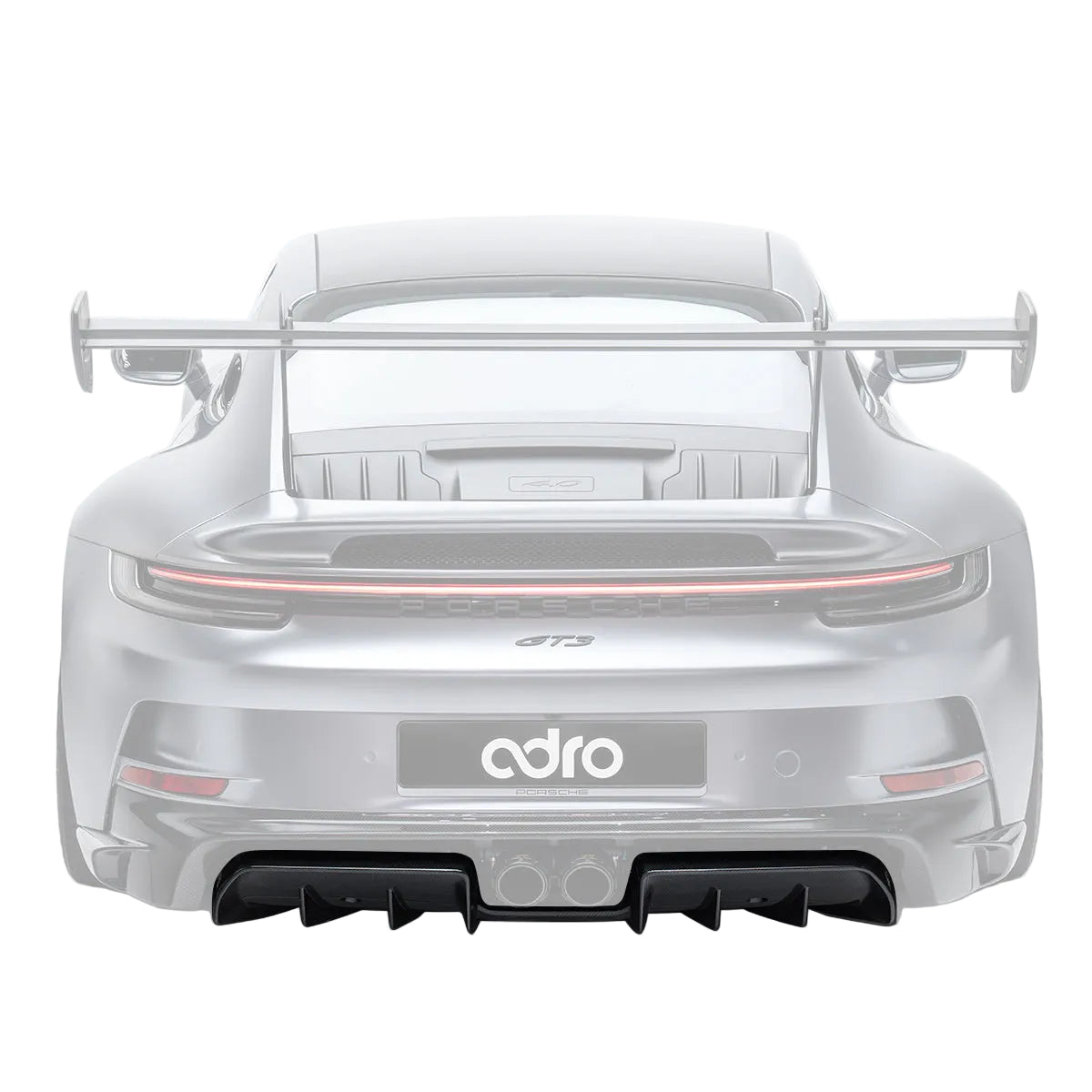 ADRO Porsche 992.1 GT3 Carbon Fiber Rear Diffuser