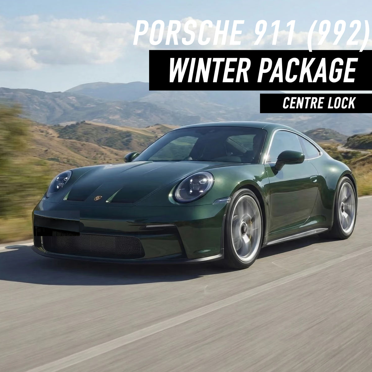 Porsche 911 Carrera GTS/4 GTS/Turbo/Turbo S/GT3/GT3 Touring (Centre Lock) Winter Package (992)