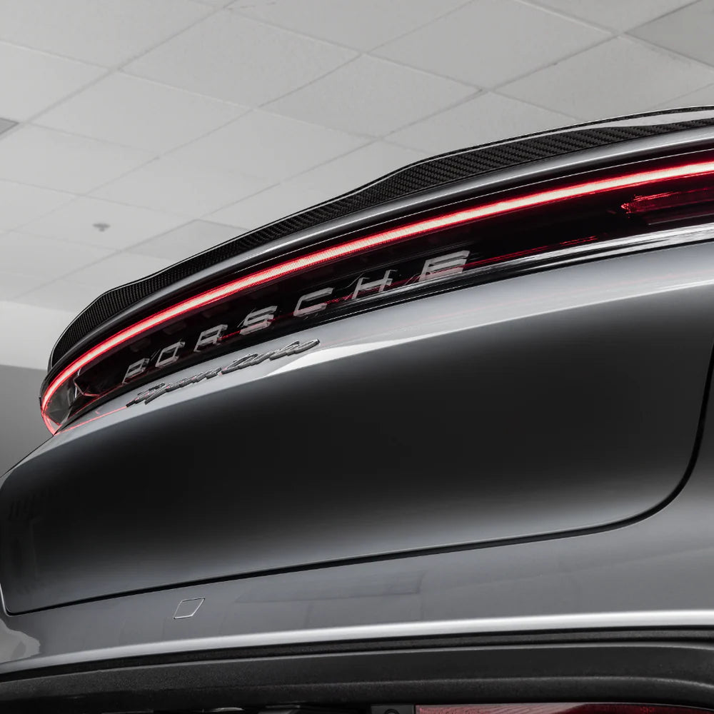 Vorsteiner GW9 Design Carbon Fiber Decklid Spoiler   - 2020-2024 Porsche Taycan Turbo/S