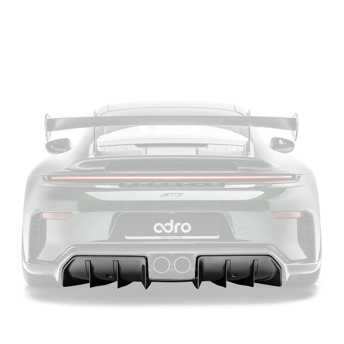 ADRO Porsche 992.2 GT3 Prepreg Carbon Fiber Rear Diffuser