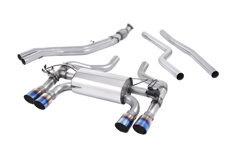 Milltek Sport Cat-Back Exhaust System with Exhaust Tips - 2016-2018 BMW F87 M2