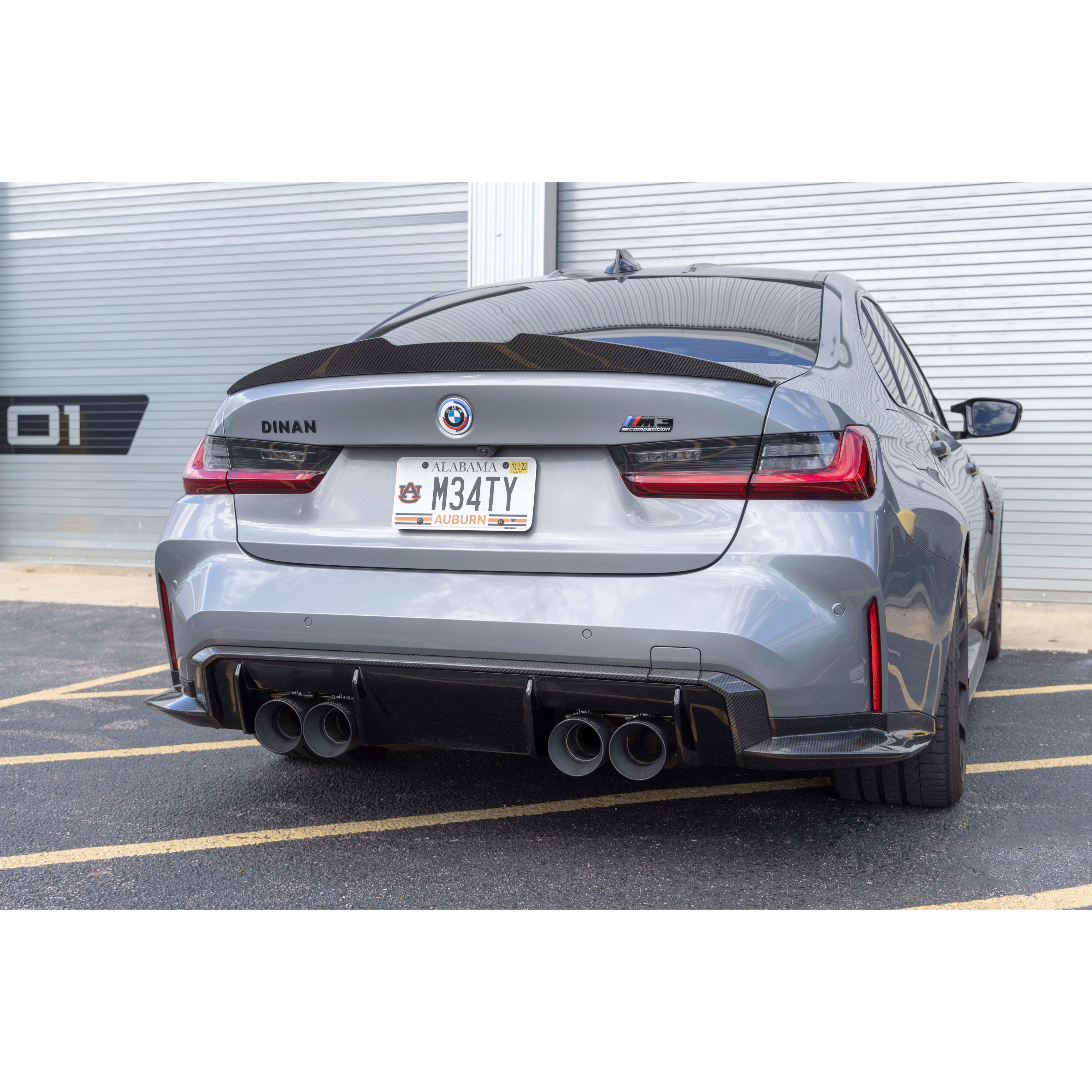Dinan Carbon Fiber Rear Diffuser Surround - 2021-2026 BMW G8X M3/M4